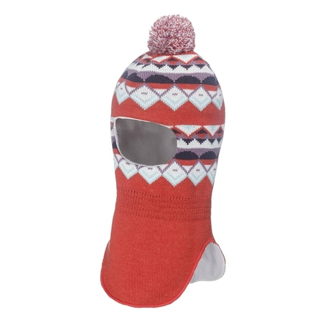 Зимняя шапка-шлем для девочки с флисовой подкладкой Satila Lommy