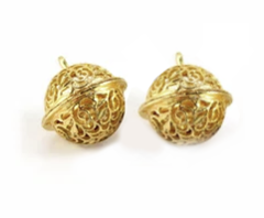 Бубенцы металл 16 мм, золото