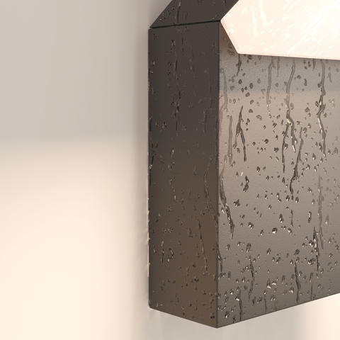 Уличный настенный светодиодный светильник Maytoni Paso O595WL-L12B3K