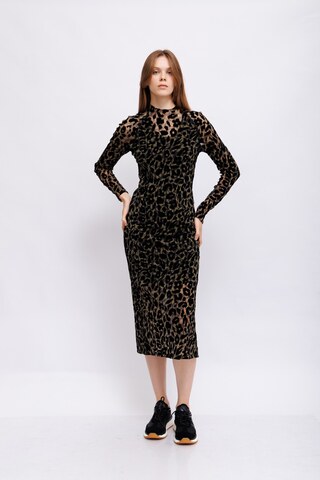 Marc Cain Sports Платье - сетка в рельефный лео-узор