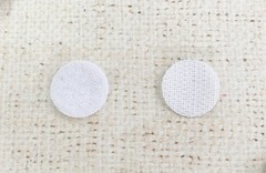 Велкро "липучка", комплект на клеевой основе, d 3 см