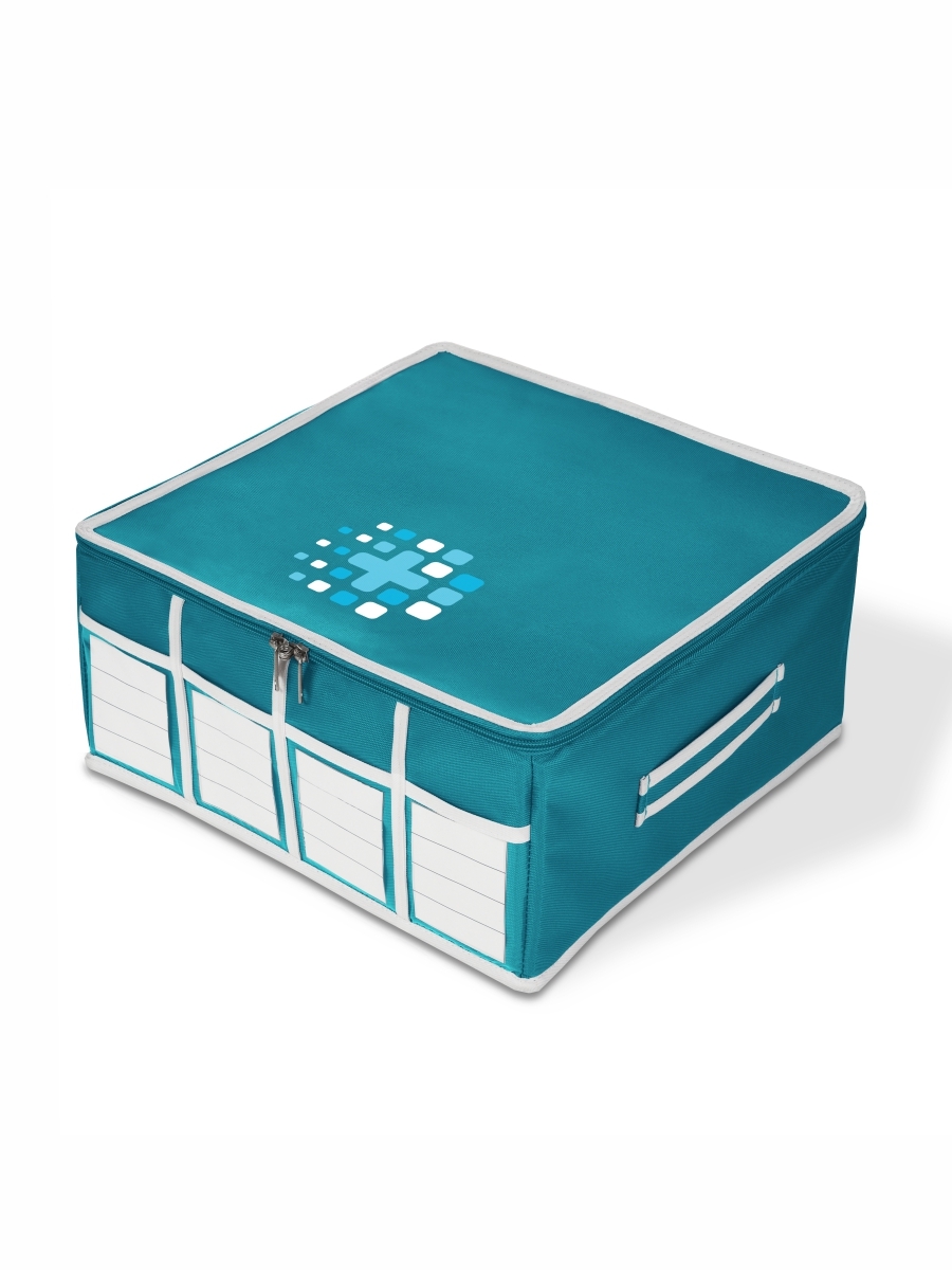 Аптечка домашняя 34х34х16 (голубая)