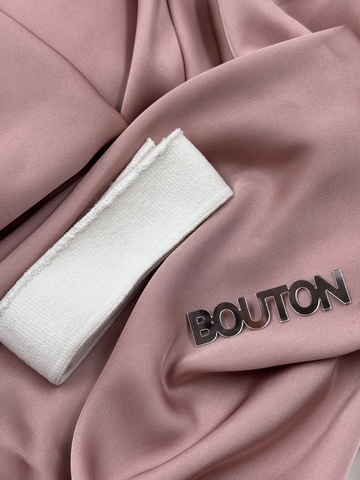 Подвяз трикотажный белый 0,84 м, ширина 4 см