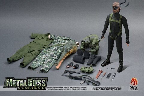 Фигурка Нейкид Снейк из игры Метал Гир 3