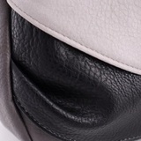 Сумка Саломея 656 мульти итальянский серо-черный