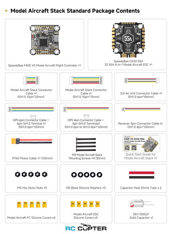 Полётный контроллер SpeedyBee F405 V5 + ESC OX32 55A 30x30 Stack (версия standard)