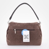 Сумка Саломея 503 эко-замша шоколад