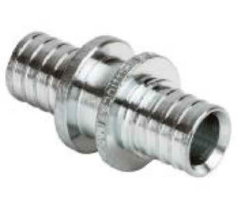 Rommer муфта 20(2.0) мм соединительная равнопроходная никелированная (RFA-0003-002002)