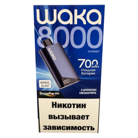 WAKA SLIM 8000 - Свежая мята