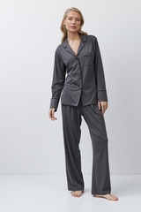 Пижама женская со штанами ARUELLE CADANCE GREY | Темно-серый