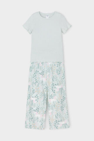 пижама  для девочки  К 1636/серое небо,лесная тайна