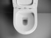 Ceramica Nova Mono CN1905 Подвесной унитаз c ультра тонким сидением с функцией плавного закрытия, цвет: белый