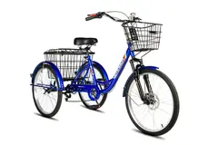 Электровелосипед РВЗ Чемпион с корзиной