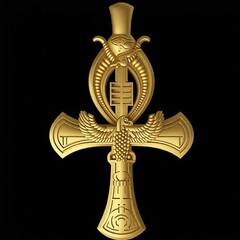 Силиконовый молд № 3049 Крест Египетский Анкх
