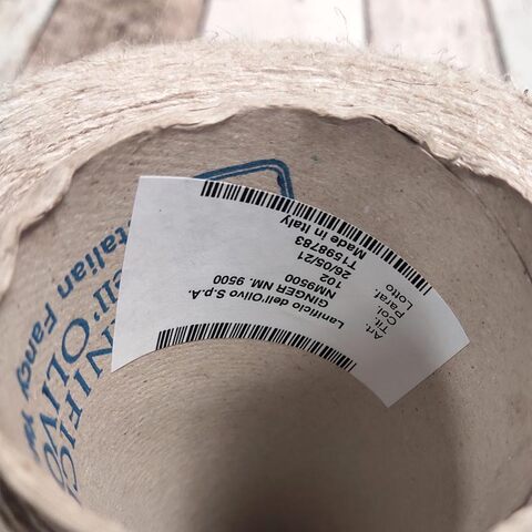 Лен фламе LANIFICIO DEL'OLIVO GINGER 950 серо-бежевый