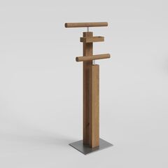 Вешалка-камердинер, 45x107x28, Луго, массив дуба, натуральный