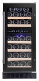 Винный шкаф Temptech Premium WPQ38DCB черный