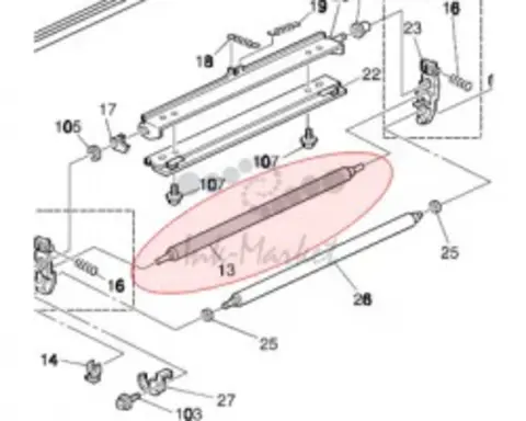 Чистящий ролик Ricoh Brush Roller Cleaning (G0652330 / G0652280)