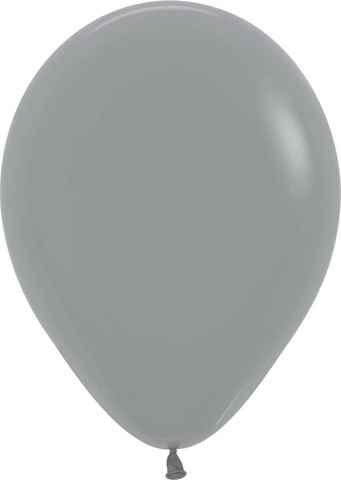 Шар S 5''/13 см, Пастель, Холодный графит (082), 100 шт.
