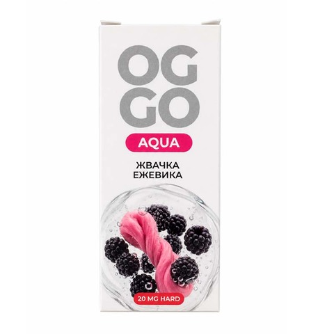 Жидкость OGGO AQUA 2% HARD Salt 30 ml - ЖВАЧКА ЕЖЕВИКА
