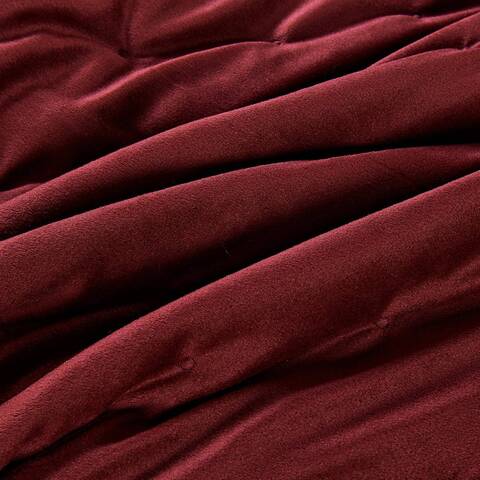 Покрывало 240x260 и 2 наволочки 50х70 Sofi De MarkO Иоланта бордовое