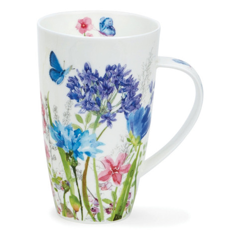 Кружка 600мл Dunoon Полевые цветы голубые
