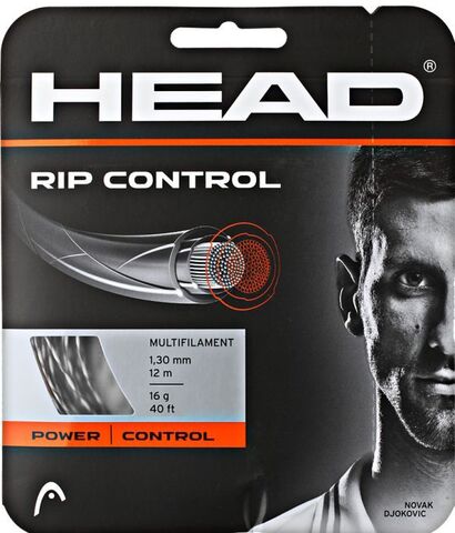 Теннисные струны Head Rip Control (12 m) - black/white