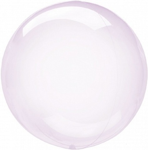 К Deco Bubble (Бабл), 18''/46 см, Кристалл, Сиреневый, 1 шт.