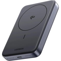Внешний аккумулятор UGREEN PB761 (45763) 10000 Mini Magnetic Wireless 30W Power Bank Qi2, серый