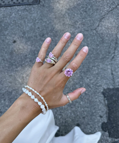 Кольцо PINK HEART