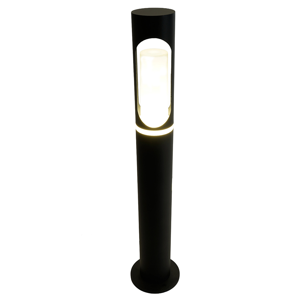 Светильник садово-парковый Feron DH1105, 15W, GU10,230V, черный (столб) 51231