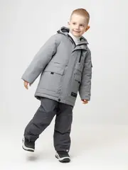 куртка  для мальчика  ВК 36105/2 ГР (104-122)
