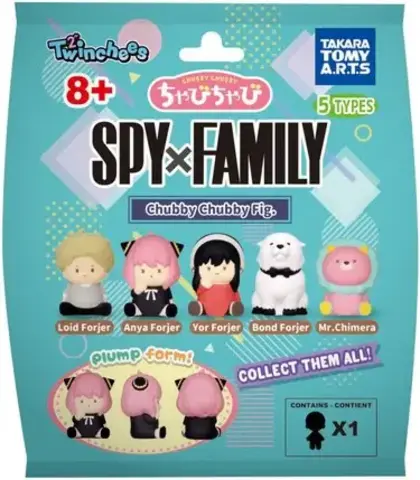 Случайная фигурка Twinchees: Spy x Family Chubby Chubby Fig.