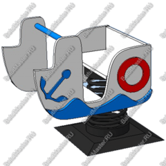 Качалка для детей для игровых комнат, площадок "Катерок"