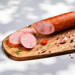 Колбаса-ветчина ручной нарезки с тмином / 400 гр