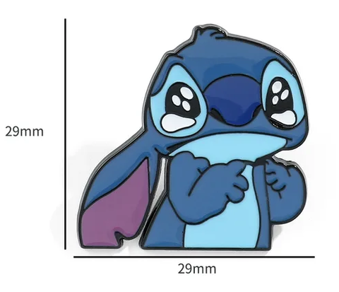 Лило и Стич значок металлический