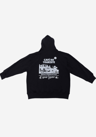 Худи Outerkit Cafe Du Touriste черное