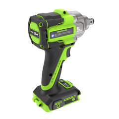 Гайковерт ударный Greenworks IW5500K5 24V (500Нм) аккумуляторный, с АКБ 5 А/ч и ЗУ