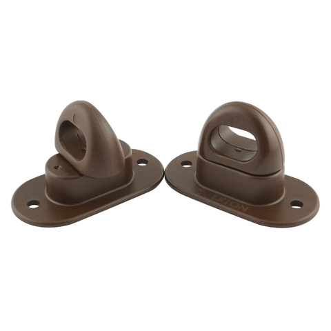 Скоба поворотная полиамидная темно-коричневая