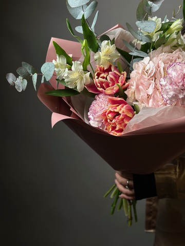 Сборный букет «Маршмеллоу»