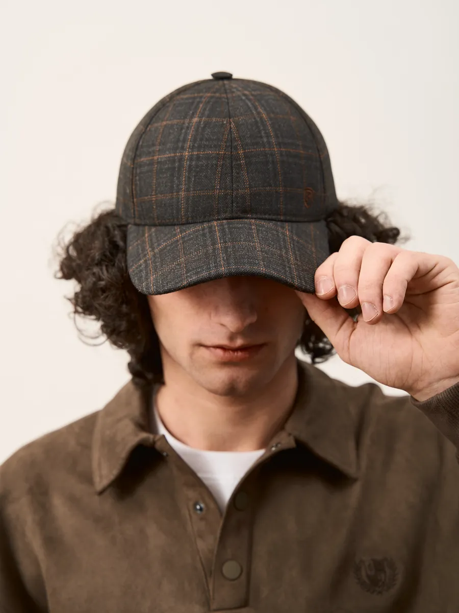 Кепка летняя костюмная ткань