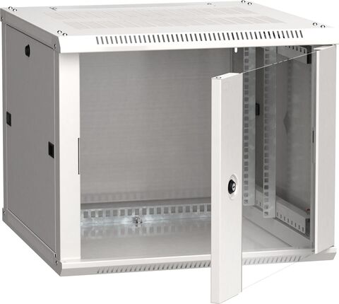 ITK Шкаф LINEA W 6U 600х600мм дверь стекло серый