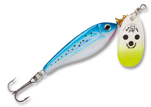 Блесна Blue Fox Minnow Super Vibrax №4, цвет SB, арт. BFMSV4-SB