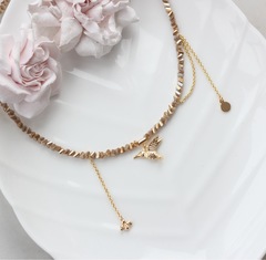 Набор для создания колье (в золотом цвете), НАБ024