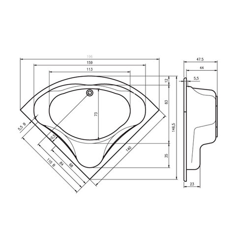 ванна Riho Neo 140