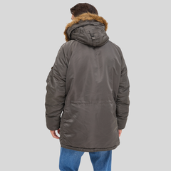 Парка Alpha Industries N-3B Slim Fit Rep. Grey (Серая)
