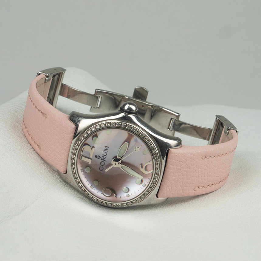Ремешок для часов Corum Bubble Diamond Mother of Pearl