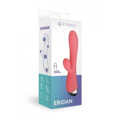Вибратор кролик Eridan, цвет коралловый (SOLAR)