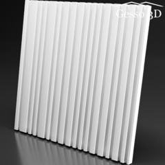 Гипсовая 3D панель Штрих-код