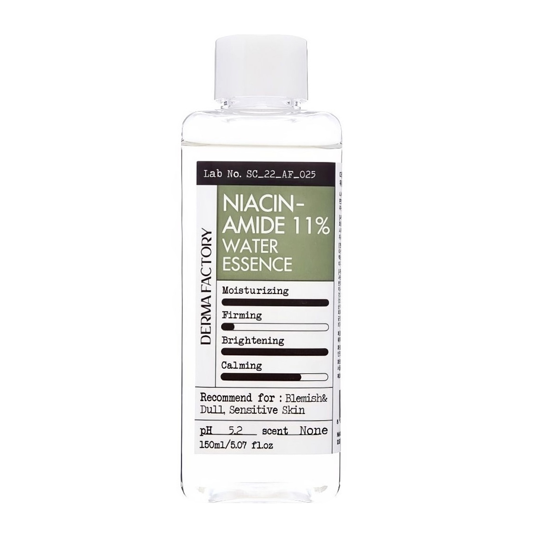 Derma Factory Тонер-эссенция с ниацинамидом - Niacinamide 11% water essence, 150мл
